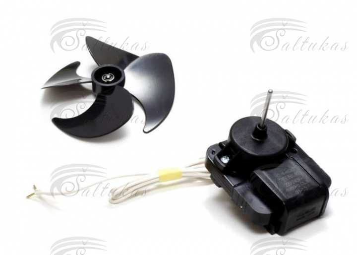 Ventiliatorius WHIRLPOOL, ARISTON, INDESIT, BOMPANI, UNIVERSALUS, NO FROST tipo, 220V, 12W, ašies ilgis 31/39mm, su sparnuote Ø100mm. 30.94497.21 FAN MOTOR ALTERNATIVE Автомобильные детали холодильных морозильников для бытового промышленного холодильного оборудования