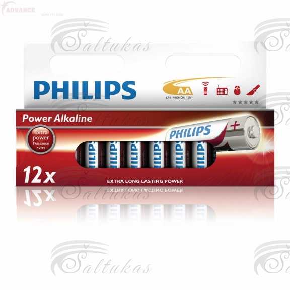 Baterija PHILIPS AA MAITINIMO šarminės 1,5 V PENLITE BATERIJOS, 12 pakuotėja Силиконовые клеи, изоляция, аккумуляторы, батареи, бородатые, эпиляторы и т.д.