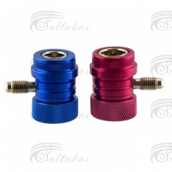Set of low and high pressure filling adapters, R134A, R1234yf, VHF-SA, 1/4 SAE Соединения - переходы