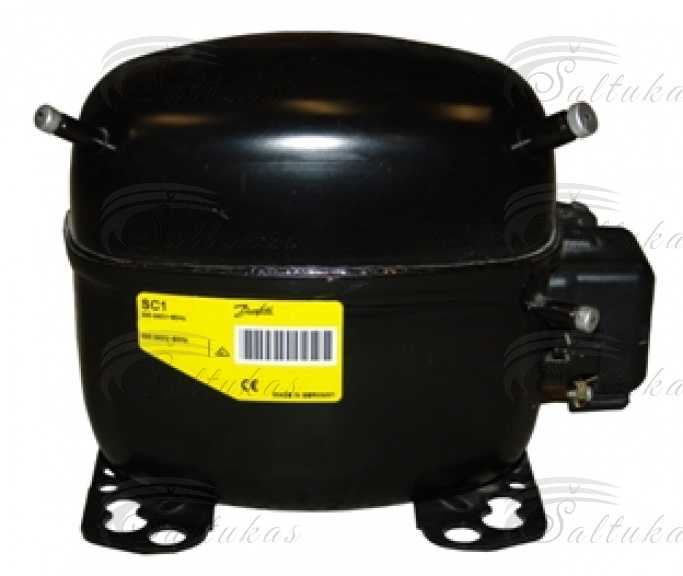 Danfoss SC18CL, LBP/MBP — R404A, R507, 220-240V/1/50Hz, (prie -23.3 °C 781 W) (-40 °C iki -5 °C) Компрессоры для промышленных холодильников