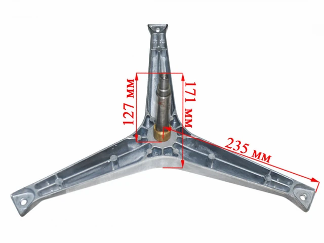 Skalbimo mašinos SAMSUNG kryžmė 6203(17mm), 6204(20mm) guoliai, ašis 13cm, 25×50,55×10/12 riebokšlis Пересечения стиральных машин
