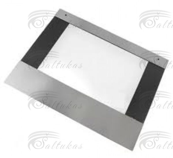 Orkaitės AEG, ELECTROLUX priekinis ,išorinis durų stiklas, 591,5x457,5mm,org. FRONT GLASS,INOX,FRAME,591,5X4