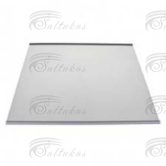 Šaldytuvo WHIRLPOOL/INDESIT vidurinė stiklinė lentyna 485x435mm,orig. Держатели для бытовых холодильников, выдвижных ящиков, полок и других пластиковых деталей