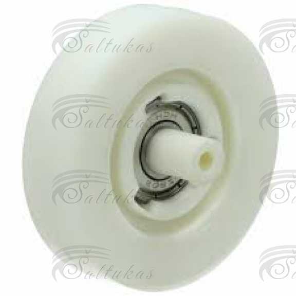 Džiovyklės WHIRLPOOL, BAUKNECHT,INDESIT bugno ratukas,1vnt,orig. Двигатели сушилок, ручки, дверные петли, фильтры, различные другие детали