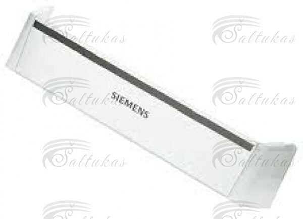 Šaldytuvo BOSCH / SIEMENS  durų apatinė lentynėlė 493x120x100mm