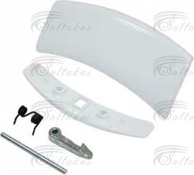 Skalbimo mašinos AEG, ELECTROLUX durų rankenėlė komplekte EWF106310W modeliams ir kt Дверные ручки стиральной машины, крючки для замков