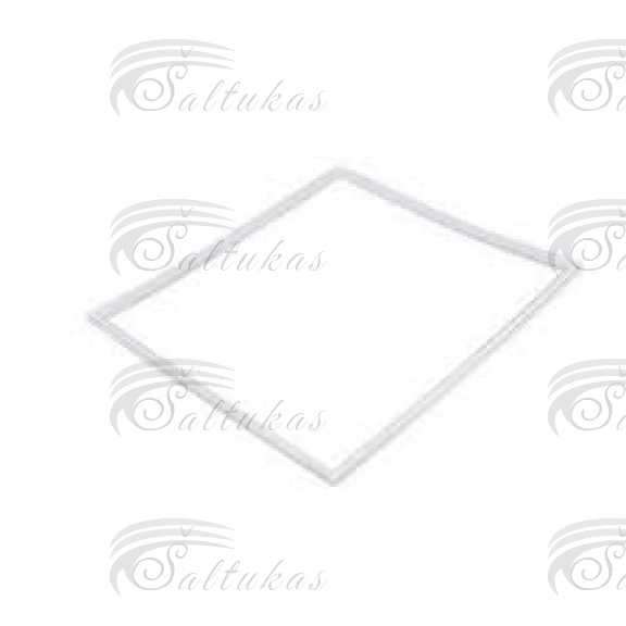 Šaldytuvo GORENJE.SMEG.FAB32RVN1,FAB30serie, FAB32serie, FAB32LNEN1, FAB30RNE1 šaldiklio durų guma apatinė Plotis: 56,5 cm, aukštis: 68,5 cm Прокладки для дверей холодильников и т.д.
