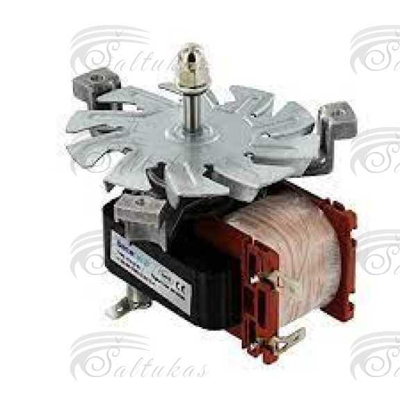 Ventiliatorius orkaitei BEKO, BAUMATIC, 24W. Atstumas tarp tvirtinimų 88mm, ašelės bendras ilgis 35mm, sparnuotė 88mm Вентиляторы духовки, гриль, двигатели и крылья