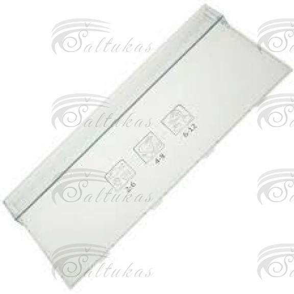 Šaldiklio  ARCELIK / BEKO,BLOOMBERG apatinio stalčiaus preikinė panelė 420x180mm Держатели для бытовых холодильников, выдвижных ящиков, полок и других пластиковых деталей
