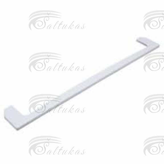 Priekinis lentynėlės laikiklis šaldytuvui BEKO, išorė — 45cm, vidinis (lentynos) ilgis -45 Держатели для бытовых холодильников, выдвижных ящиков, полок и других пластиковых деталей