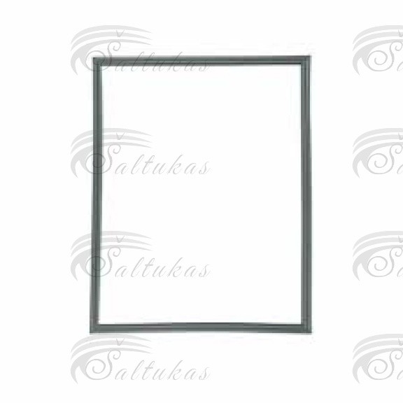 Šaldytuvo BOSCH / SIEMENS apatinė pilka durų tarpinė 570 x 720 mm,orig Прокладки для дверей холодильников и т.д.