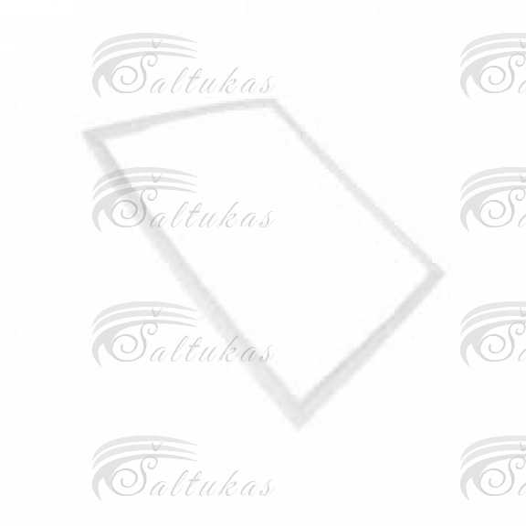 Šaldytuvo AEG, ELECTROLUX, ZANUSSI, KÜPPERSBUSCH, ZANUSSI, šaldiklio skyriaus durų tarpinė (apatinė), 517x607mm, orig. Прокладки для дверей холодильников и т.д.