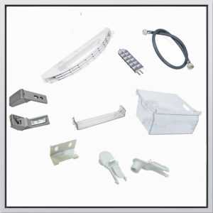 Держатели для бытовых холодильников, выдвижных ящиков, полок и других пластиковых деталей