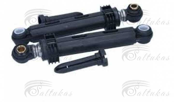 Skalbimo mašinos BOSCH/SIEMENS  amartizatoriai 90N, 2vnt kompl su kaiščiu Skalbimo mašinos BOSCH/SIEMENS  amartizatoriai 90N, 2vnt kompl su kaiščiu Амортизаторы для стиральных машин