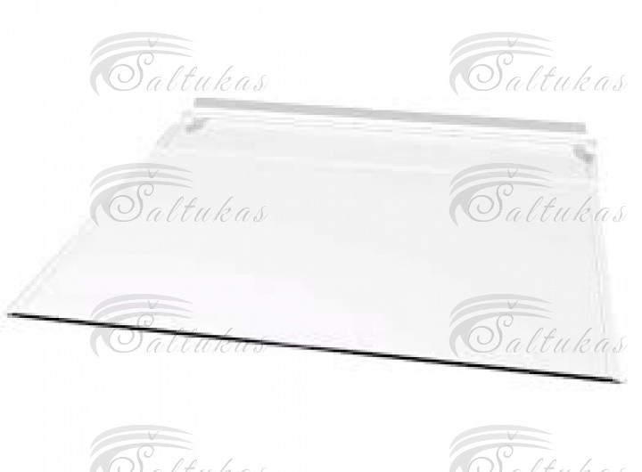 Šaldytuvo BOCH ,SIEMENS stiklinė lentyna virš daržovių stalčiaus 455 x 428 mm Держатели для бытовых холодильников, выдвижных ящиков, полок и других пластиковых деталей