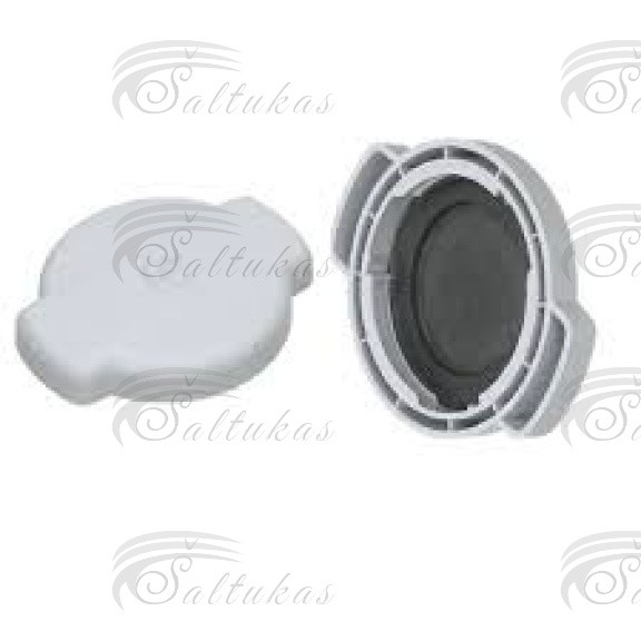 Indaplovės AEG, ELECTROLUX, ZANUSSI,IKEA druskų dangtelis Ilgis: 81 mm Plotis: 66 mm Aukštis: 14 mm,orig. Различные части монтажа фасада посудомоечных машин, диспенсеров и т.д.