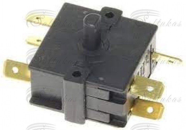 Jungiklis-perjungėjas kavos aparatui DeLonghi, 4 padėčių (0+3), 220V, 10A Клапаны, прессы, соединители, датчики давления, муфты и другие детали кофемашин