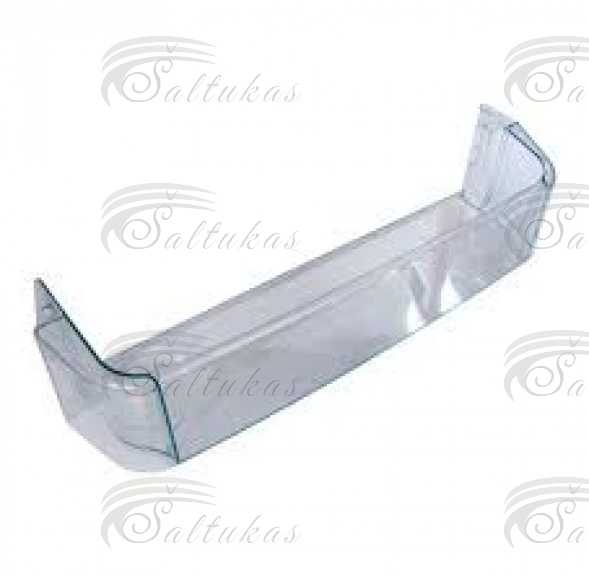 Durų apatinė lentynėlė šaldytuvui AEG, ELECTROLUX, ZANUSSI, 482x120mm, orig. Держатели для бытовых холодильников, выдвижных ящиков, полок и других пластиковых деталей