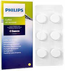 Таблетки для удаления кофейного масла PHILIPS, SAECO, 6 шт. — Mēness aptieka Средства по уходу за кофемашинами, смазочные материалы и другие детали