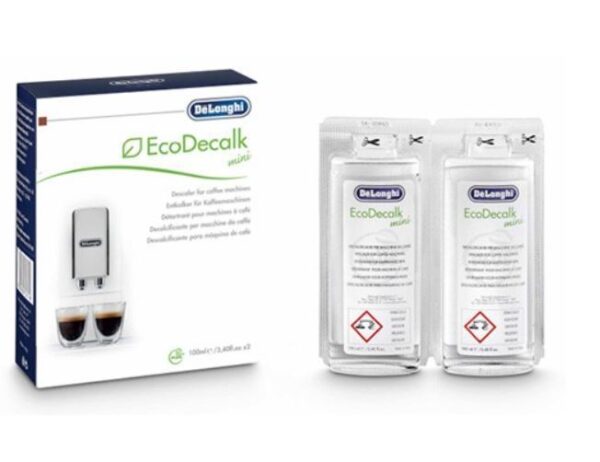 DELONGHI Ecodecalk Mini 2x100мл натуральная (антиизвестковая) чистящая жидкость для кофемашин — изображение 2