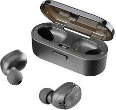 For mobile phones Bluetooth headphones with loading and storage box — optimized for streaming music — Clear voice microphone to optimize call quality — Standby mode: 25 hours — Talk time: 3 hours — Game time: 2.5 hours — Charging time: 1 hour — With charging cable, 3 sets of headphone pads (S/M/L) Аккумуляторы для телефонов, чехлы для видеокамер, защитные очки и другие детали