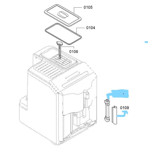 Кофемашина BOSCH. Венчик для кофе SIEMENS Защита части трубки — изображение 3