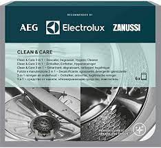 Средство для мытья и ухода за посудомоечной машиной AEG, ELECTROLUX, ZANUSSI, Clean and Care, 6 шт. — Mēness aptieka Химикаты для химического обслуживания бытовой техники Смазка и т.д.