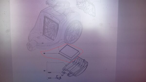 Пылесос с фильтром HEPA PHILIPS FC9744/09 PowerPro Expert, (фильтр выхлопных газов) 145x100x24мм — изображение 3