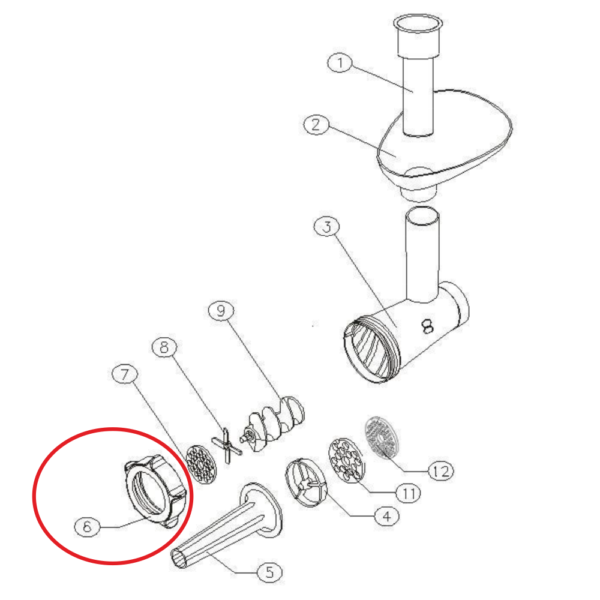 Мясорубка ZELMER,BOSCH/SIEMENS ореховая ориг. — изображение 4