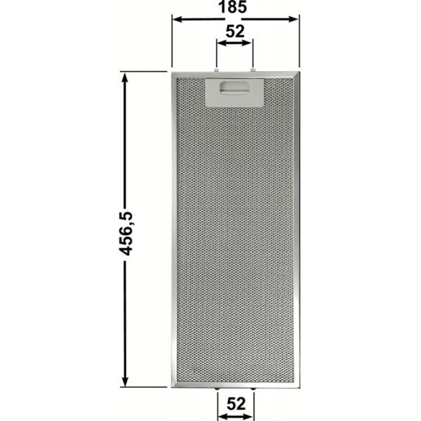 Gartraukio filtras ELICA, AEG,ARISTON, ELECTROLUX, BOSCH, BAUKNECHT, IKEA, SAMSUNG, WHIRLPOOL, ZELMER 456x185mm,alternatyva. — изображение 6