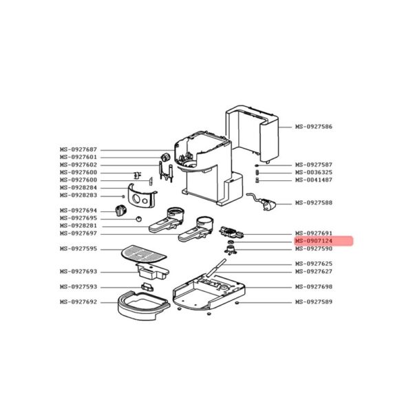 Кофемашина KRUPS, DELONGHI Dolce Gusto Mini Me прокладка бака для воды, внутренняя 16мм, внешняя 22,5мм — изображение 2