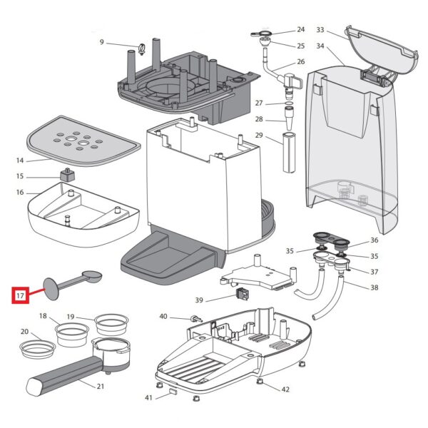 Мерная ложка кофемашин DELONGHI — изображение 2