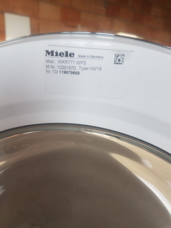 Стиральная машина MIELE WKR 771 TwinDos & Powerwash & XL, версия Chrome, 8кг, A+++ — изображение 3