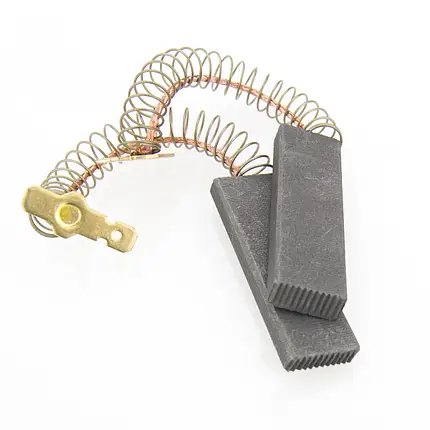 Carbon brush 5×12.5x42mm (EXTENDED), glued, BOSCH, SIEMENS, SILTAL, with spring, 2 pcs. Щетки для электродвигателей
