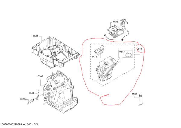 Siemens 11047614 варочный блок TP7... TQ7... EQ.700 для полностью автоматических кофемашин — изображение 2