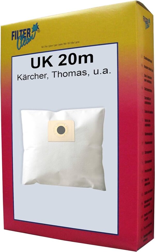 Мешки для пылесосов KÄRCHER, 3 шт.альтернатива.UK20 МЕШКИ ДЛЯ ПЫЛИ X 3 — изображение 2