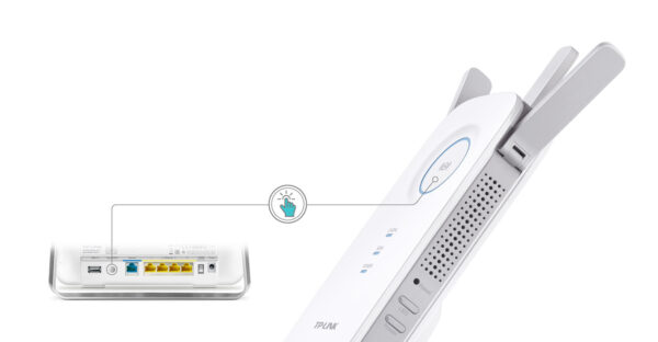 Усилитель сигнала WiFi AC1750. AC1750 WLAN ДВУХДИАПАЗОННЫЙ - РЕТРАНСЛЯТОР, 1750 МБИТ — изображение 2