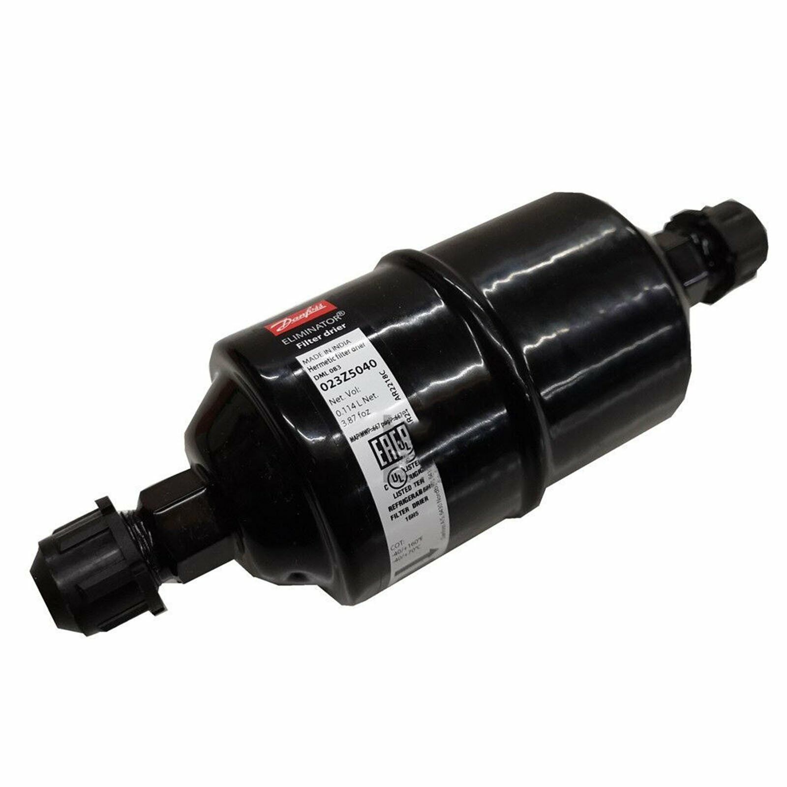 Фильтр Danfoss DML 083, 023Z5040, 3/8″ SAE (10 мм) Фильтры для промышленных холодильников, их гайки