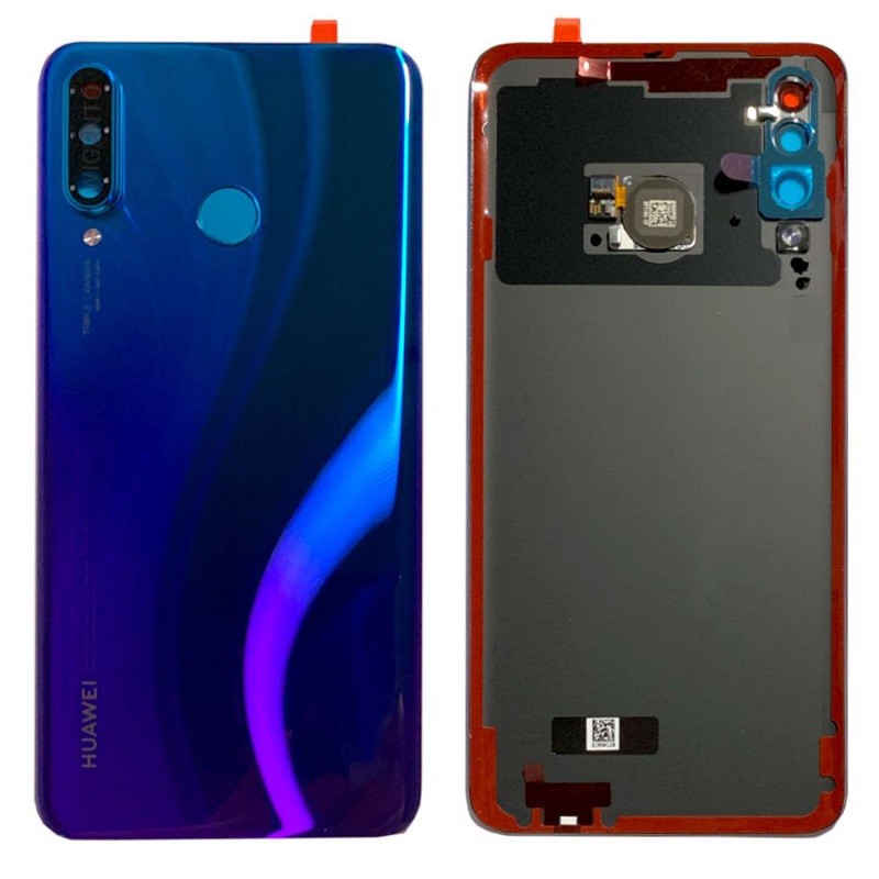 HUAWEI P30 LITE BATTERY+ COVER, PEACOCK BLUE.BATTERY COVER FOR HUAWEI P30 LITE, PEACOCK BLUE Аккумуляторы для телефонов, чехлы для видеокамер, защитные очки и другие детали