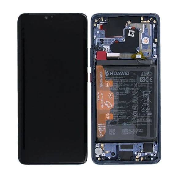 ЖК-дисплей + СЕНСОРНЫЙ ЭКРАН + РАМКА + АККУМУЛЯТОР ДЛЯ HUAWEI P30 LITE NEW EDITION (MAR-LX1B), PEACOCK BLUE Аккумуляторы для телефонов, чехлы для видеокамер, защитные очки и другие детали
