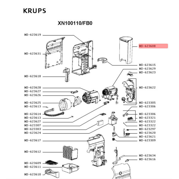Кофемашина KRUPS ,DELONGHI,MAGIMIX запас воды, 0,7 л — изображение 2