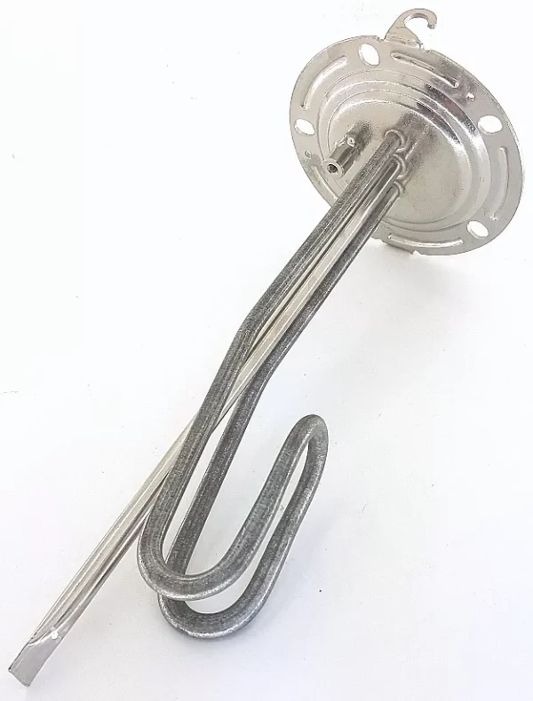 ТЭН Ariston, 1500Вт, 220-240В, полная длина - 295мм, фланец Ø125мм с 5 отверстиями, длина отверстия термостата - 270мм, анод - M5