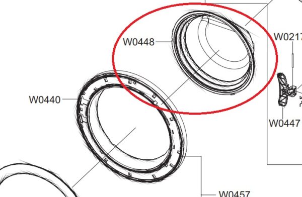 Дверное стекло Samsung для стиральных машин — изображение 2