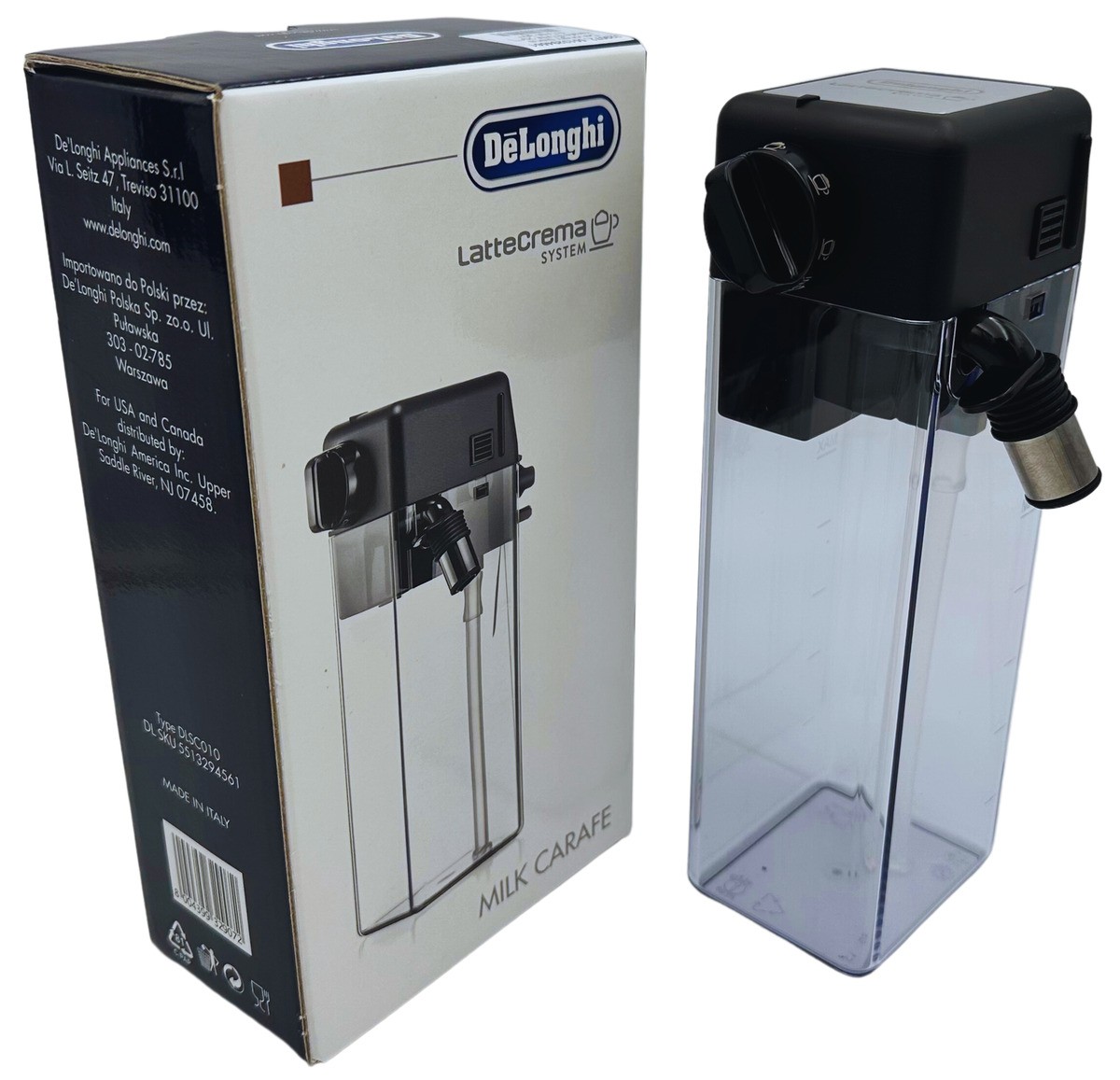 Milk capacity of the DELONGHI coffee machine Фильтры, сита и баки для кофемашин (молочные, водяные и другие)