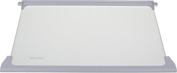 Стеклянная полка холодильника BEKO, BLOMBERG, с держателями, 415x264мм, ориг. СТЕКЛЯННАЯ ПОЛКА С НАЛИЧНИКАМИ 415X264 (ЛЕВАЯ)