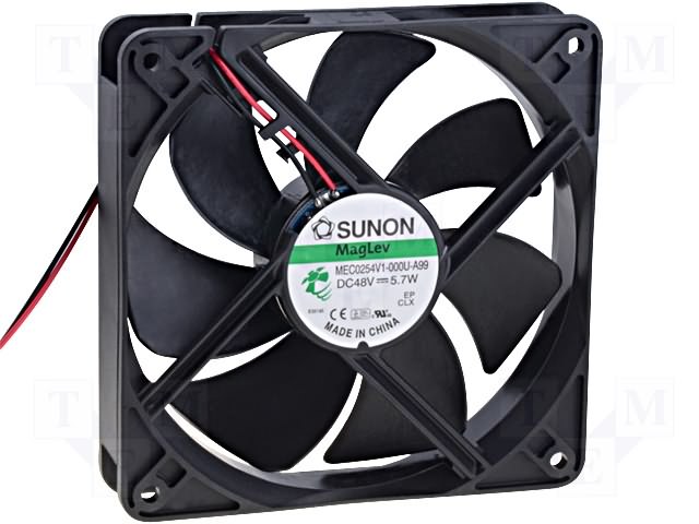 Вентилятор холодильника 120x120x25мм, 5 Вт, 12 В/DC, MEC0252V1-000U-A99 Автомобильные детали холодильных морозильников для бытового промышленного холодильного оборудования