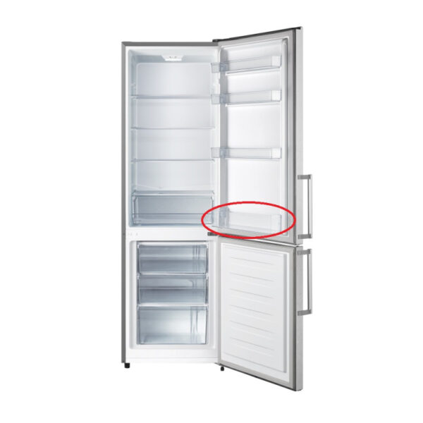 Šaldytuvo HISENSE/GORENJE,AMICA apatinė durų lentynėlė, 440X96X90 mm,orig.LOWER COVER PART B05111597 I46 — изображение 5