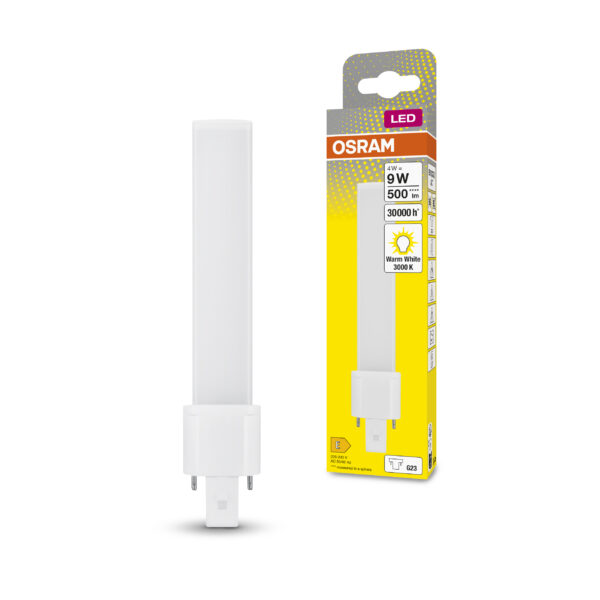Gartraukio AEG, ELECTROLUX, ZANUSSI liuminescencinė lempa. DULUX LED S EM & AC MAINS V 4W 830 G23, originalas — изображение 2