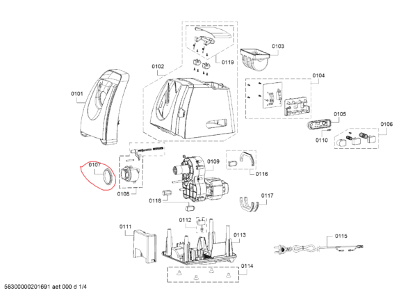 Mėsmalės BOSCH/SIEMENS laikiklio tarpinė — изображение 2