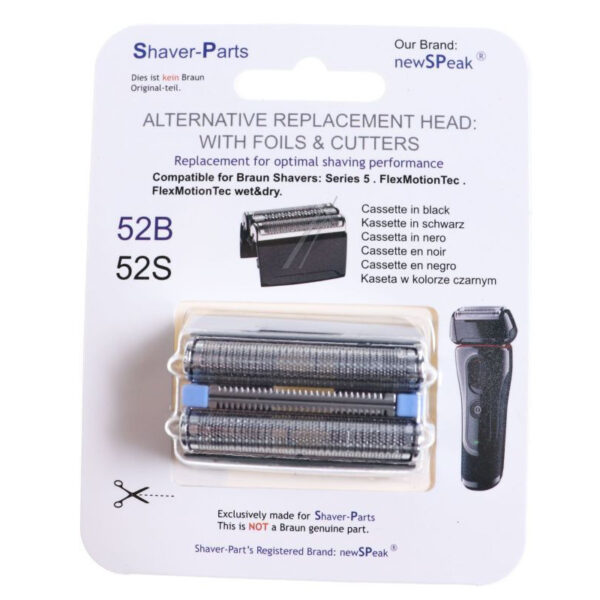 Barzdaskutės Braun peiliukas alternatyva.52B CASSETTE SERIES 5 SILVER 52B,alternative — изображение 2
